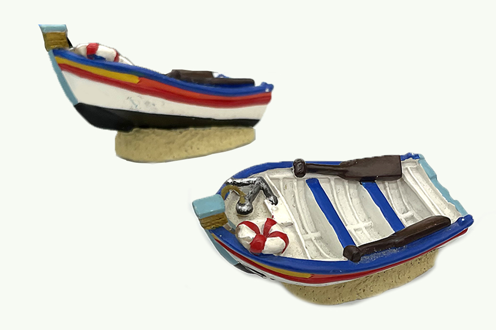 BARCA RESINA 2 COL ASS 6.3*8 CM