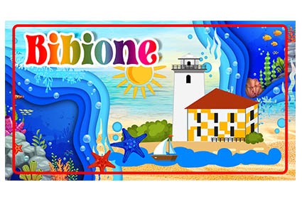 MAGNETE TARGA METALLO 10*5 CM BIBIONE 3