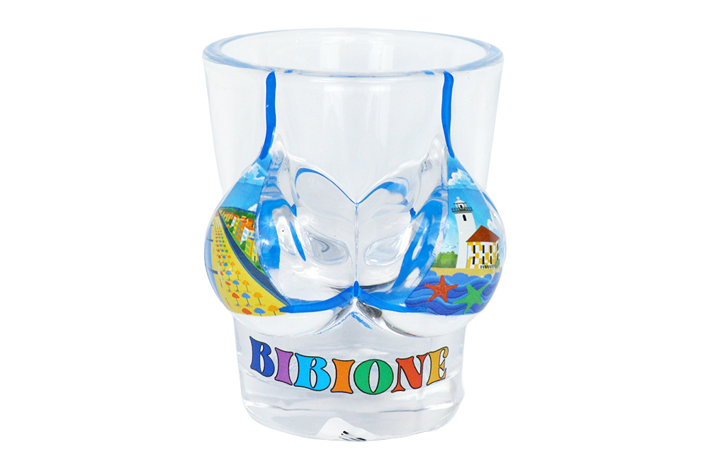 BICCHIERINO VETRO COSTUME BIBIONE