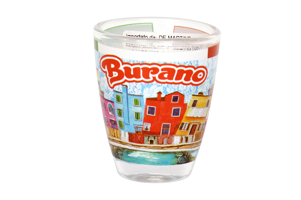 BICCHIERINO VETRO FROSTED PICCOLO BURANO