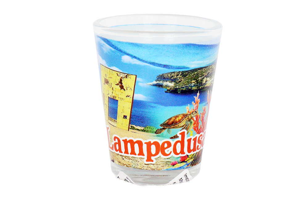 BICCHIERINO VETRO 1OZ LAMPEDUSA