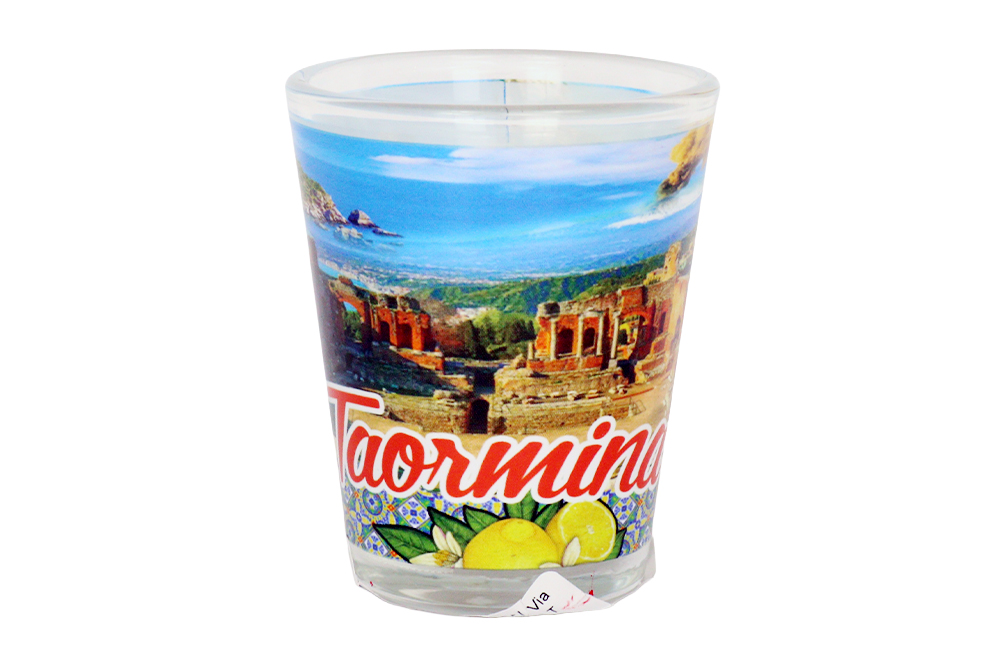 BICCHIERINO VETRO 1OZ TAORMINA