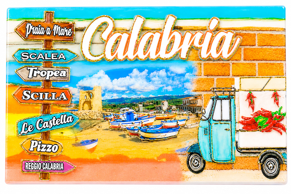 MAGNETE IN MELAMINE RETTANGOLARE CALABRIA