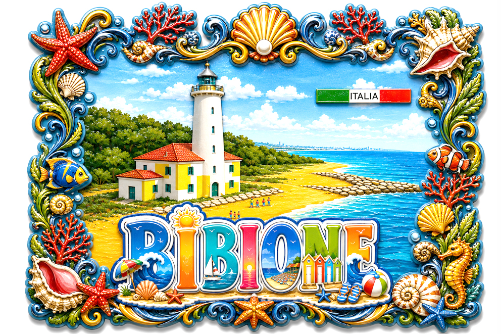 MAGNETE RESINA 3D RILIEVO BIBIONE