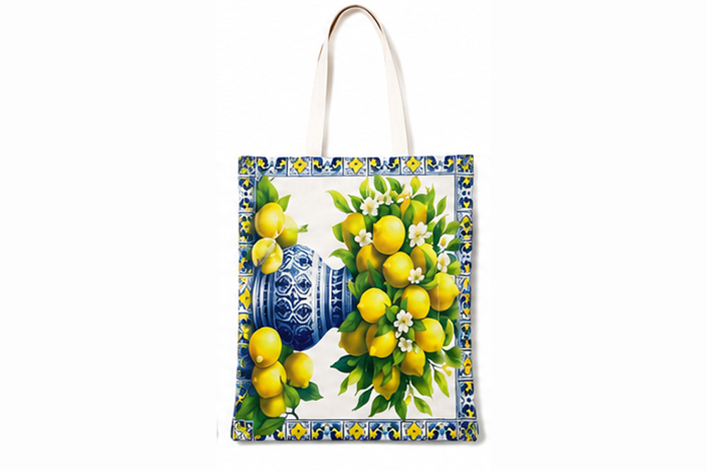 BORSA JUTA STAMPATA 1 LATI 37*32 CM